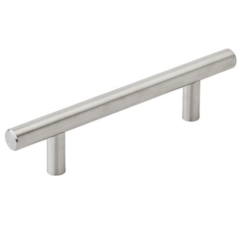 5 hollow stainless steel bar cabinet pull|Amerock .